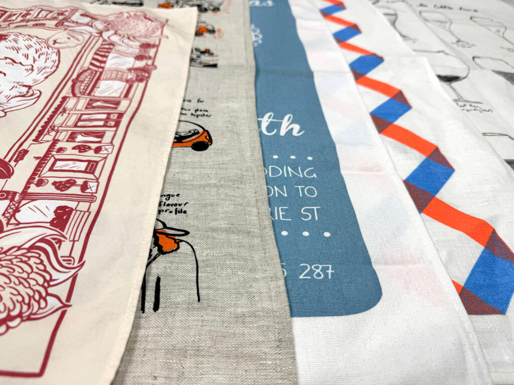 Tote bag printed by Arcade - composition vertical